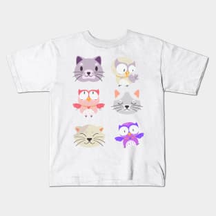 A Cat and an Owl | Cat & Owl | Animals | Gift for PetLovers Kids T-Shirt